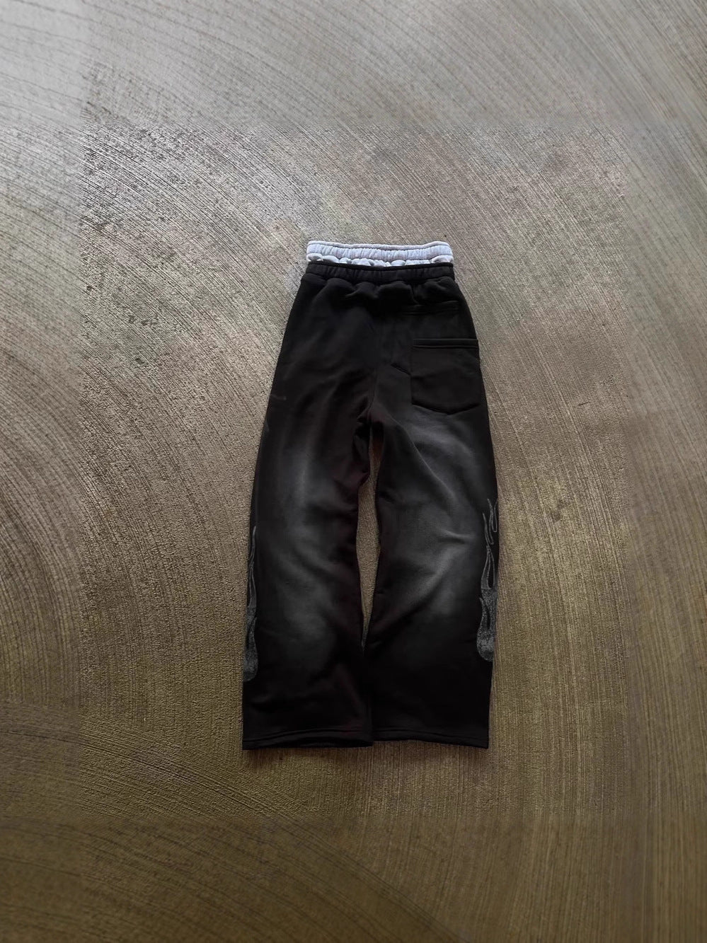 Loose Casual Straight-Leg Sweatpants