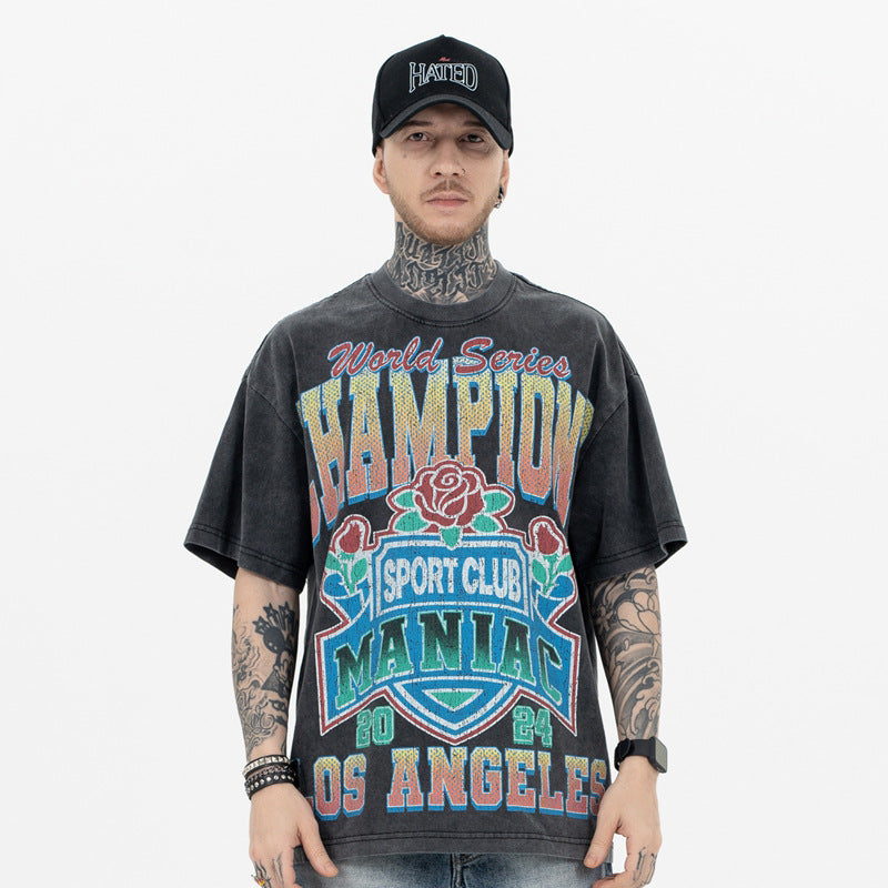 Men's Printed Cotton T-Shirt