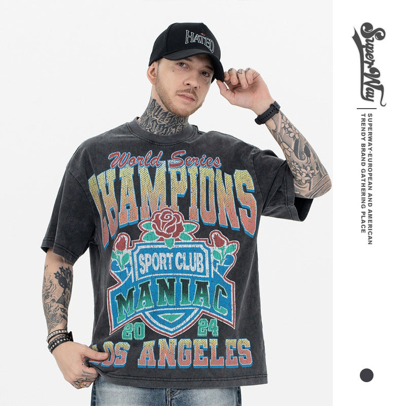 Men's Printed Cotton T-Shirt