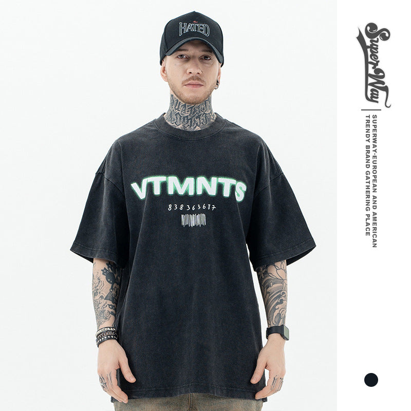 Mens Printed Cotton T-shirt