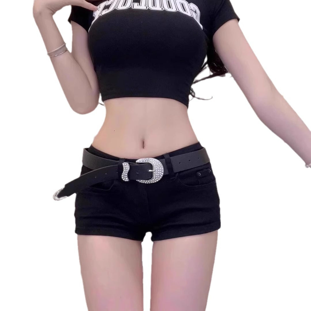 Denim super shorts