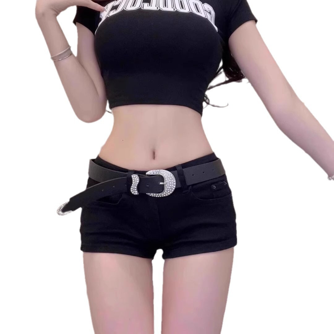 Denim super shorts