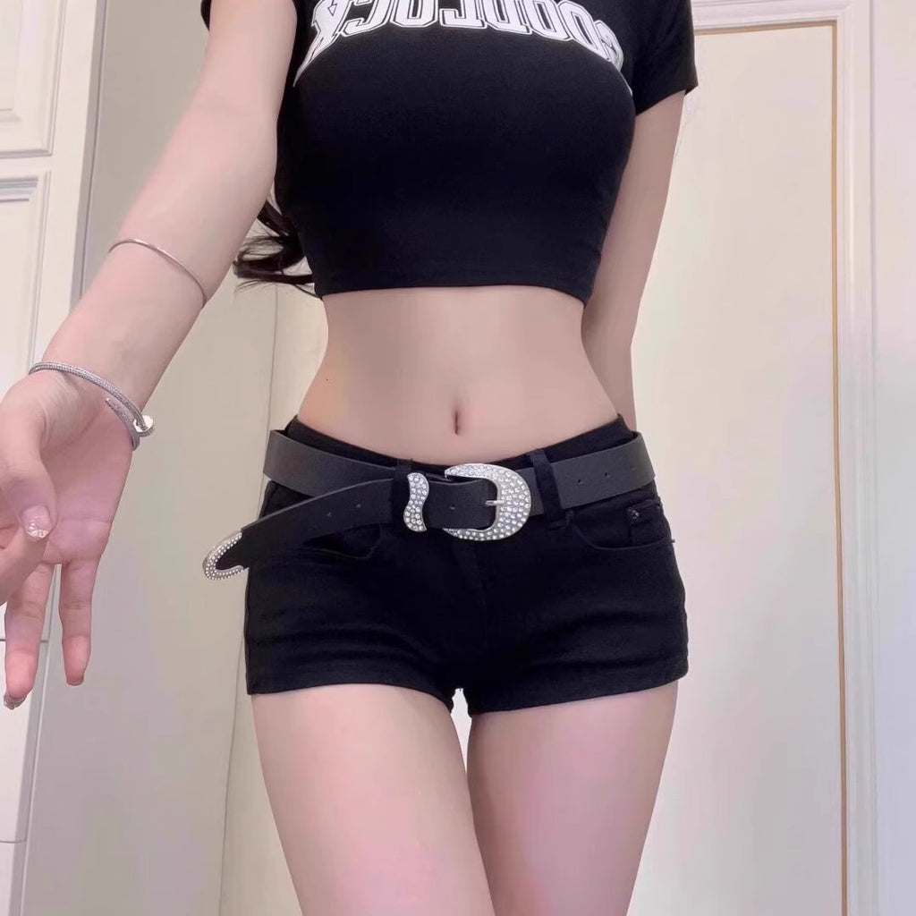 Denim super shorts