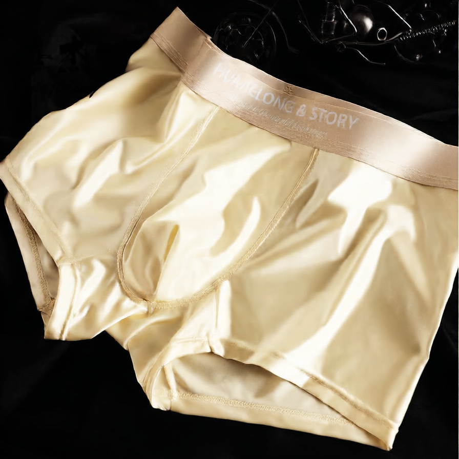New solid color of ice silk men's underwear