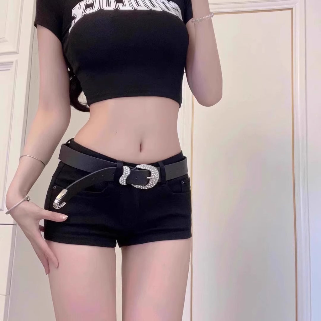 Denim super shorts