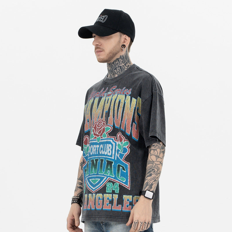 Men's Printed Cotton T-Shirt
