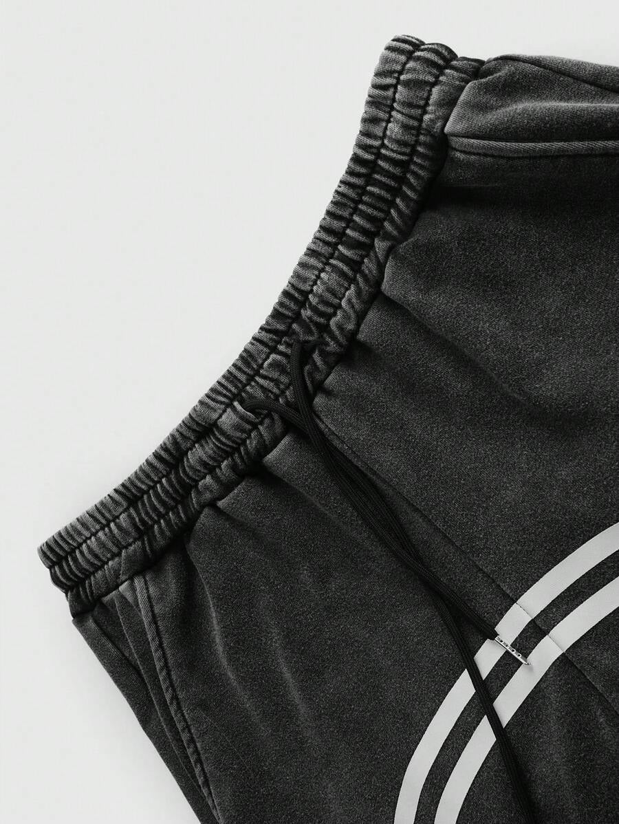 Casual Zipper Sweatpants Men Women