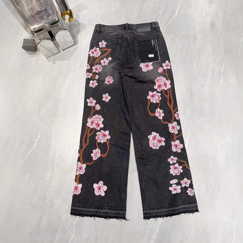 Embroidered jeans